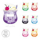 【ときメーク】推し色クリームソーダ　缶バッジフレーム