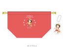 【ちびまる子ちゃん】チャーム付きランチバッグ( 巾着) 90's Chibi Maruko Chan