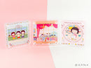 【ちびまる子ちゃん】かさなるアクリルコースターセット(3 枚組み) 90's Chibi Maruko Chan