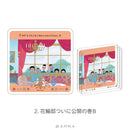 【ちびまる子ちゃん】かさなるアクリルコースターセット(3 枚組み) 90's Chibi Maruko Chan